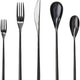 Fortessa - 20 Piece Dragonfly Black Place Setting - 5PPS-8106-20PC