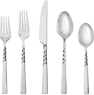 Fortessa - 20 Piece Wrought Stainless Steel Place Setting - 5PPS-106-20PC