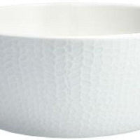 Fortessa - 20oz Amanda White Embossed Cereal Bowls, Pack of 4 - 7000.FFD.05