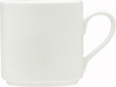Fortessa - 4 PC 12 oz Fortaluxe SuperWhite Mugs All Purpose Stackable Mug (.32 L) - ALU-00-888