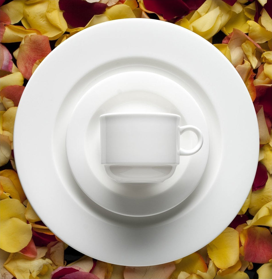 Fortessa - 4 PC 3 oz Fortaluxe SuperWhite Ilona Stackable Espresso Cup (.10 L) - 6200.F0000.06