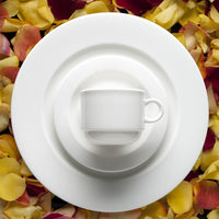 Fortessa - 4 PC 3 oz Fortaluxe SuperWhite Ilona Stackable Espresso Cup (.10 L) - 6200.F0000.06