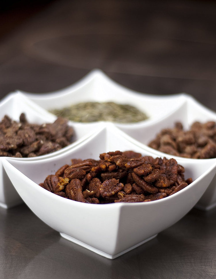 Fortessa - 4 PC 4.33" Fortaluxe SuperWhite Fiji Square Bowl (11 cm) - ALU-00-024