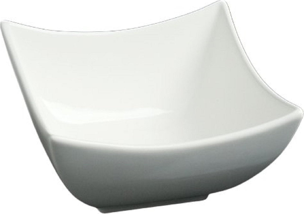 Fortessa - 4 PC 5.75" Fortaluxe SuperWhite Fiji Square Bowl (14.5 cm) - ALU-00-026 - DISCONTINUED