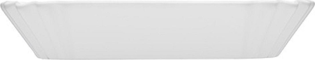 Fortessa - 4 PC 8.5" x 4" Fortaluxe SuperWhite Food Truck Vitrified China Hot Dog Plate (21.6 x 10 cm) - 4600.F0000.06