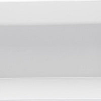 Fortessa - 4 PC 8.5" x 4" Fortaluxe SuperWhite Food Truck Vitrified China Hot Dog Plate (21.6 x 10 cm) - 4600.F0000.06