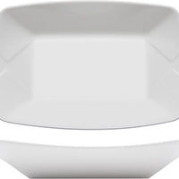 Fortessa - 4 PC 8.5" x 6" Fortaluxe SuperWhite Food Truck Vitrified China Large Boat (21.6 x 14.6 cm) - 4600.F0000.10
