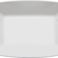 Fortessa - 4 PC 8.5" x 6" Fortaluxe SuperWhite Food Truck Vitrified China Large Boat (21.6 x 14.6 cm) - 4600.F0000.10