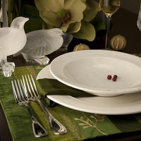 Fortessa - 4 PC 9" Fortaluxe SuperWhite Ilona Rimmed Soup Bowl (23 cm) - 6200.F0000.12 - DISCONTINUED