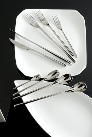 Fortessa - 4.1" Dragonfly Stainless Steel Espresso Spoons Set of 12 - 1.5.810.00.022