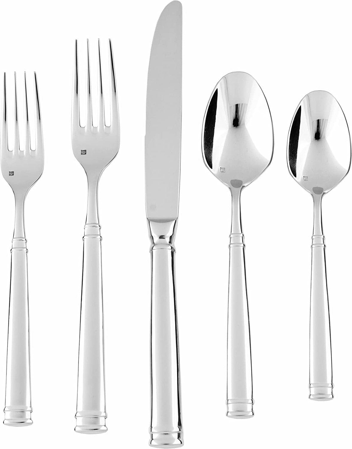 Fortessa - 5" Bistro Stainless Steel Espresso Spoons, Pack of 12 - 1.5.130.00.022