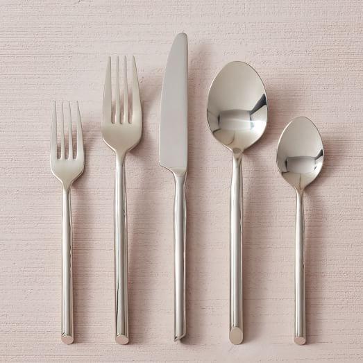 Fortessa - 5" Capri Stainless Steel Espresso Spoon, Pack of 12 - 1.5.164.00.022