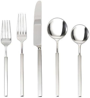 Fortessa - 5 Piece Jaxson Stainless Steel Brushed/Mirrored Plate Setting - 5PPS-104BM-05