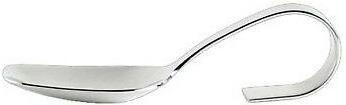 Fortessa - 5.3" Grand City Stainless Steel Looped Handle Tasting Spoons Set of 12 - 1.5.622.00.069