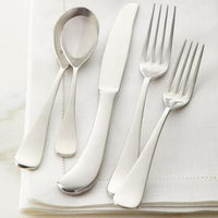 Fortessa - 5.7" Mariposa Stainless Steel Brushed Teaspoons, Pack of 12 - 1.5B.115.00.021