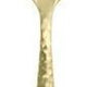 Fortessa - 5.9" Lucca Faceted Brushed Gold Titan PVD Tea/Coffee Spoons Set of 12 - 1.9B.102.FC.021