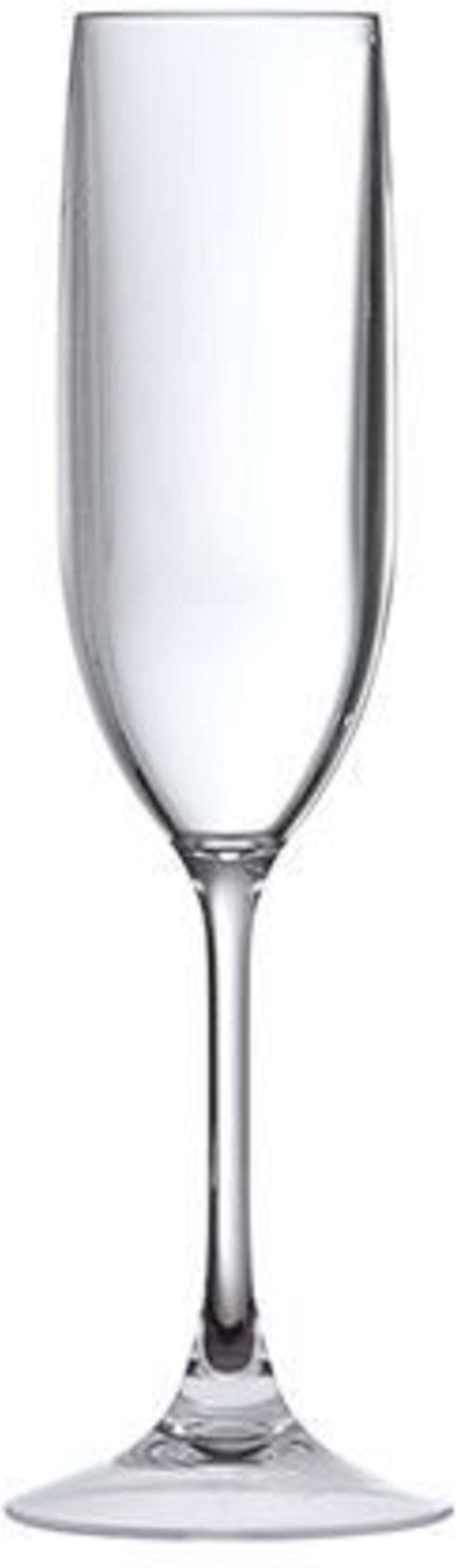 Fortessa - 5oz OutSide D&V Flute Champagne Glasses, Pack of 6 - DV.PS.123