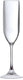 Fortessa - 5oz OutSide D&V Flute Champagne Glasses, Pack of 6 - DV.PS.123