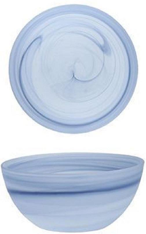 Fortessa - 6" La Jolla D&V Ink Blue Cereal Bowls, Pack of 4 - 2600.INK.06