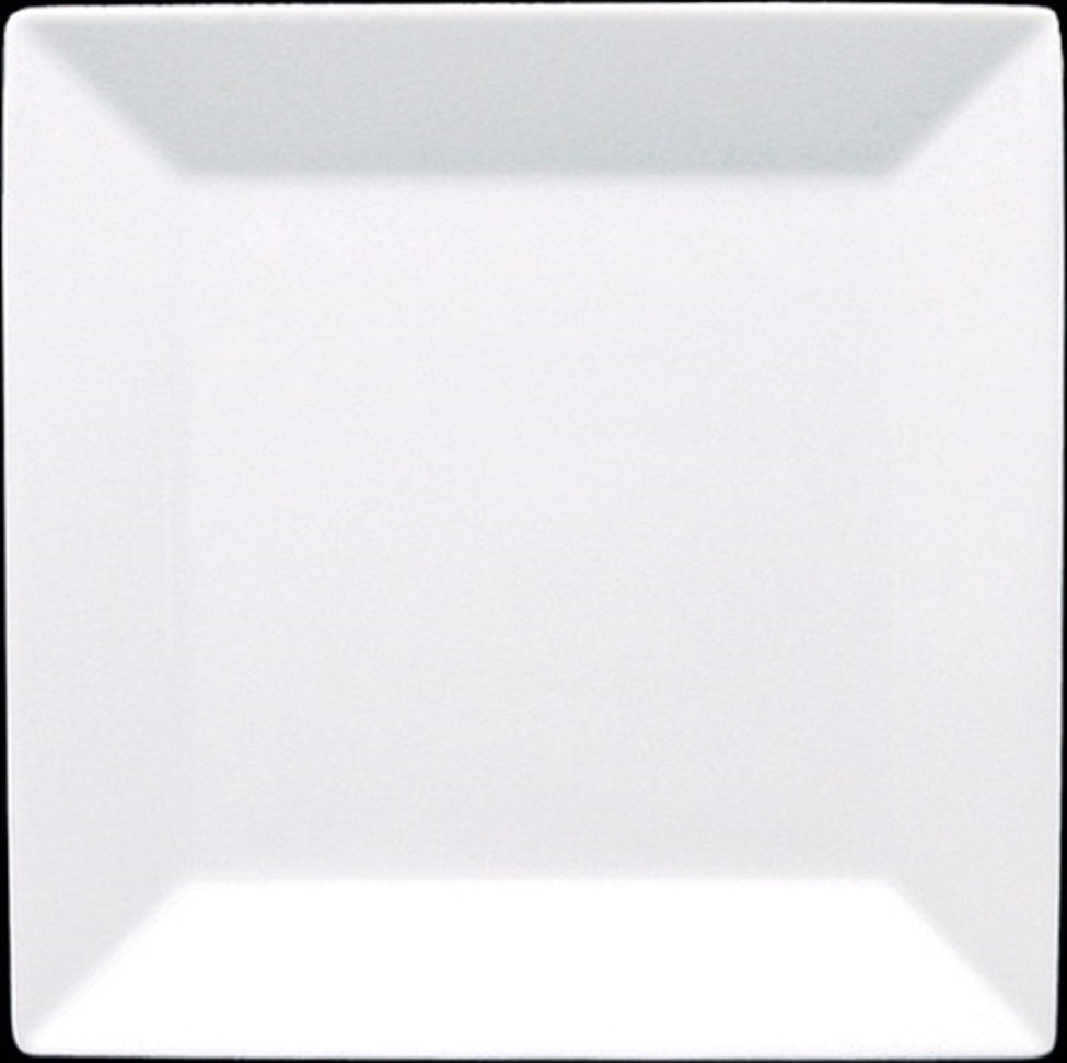 Fortessa - 6 PC 10.75" Fortaluxe SuperWhite Plaza Square Plate (27 cm) - V0818-0127