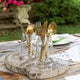 Fortessa - 6.25" Arezzo Brushed Gold Titan PVD Appetizer/Cake Forks Set of 12 - 1.9B.165.00.038