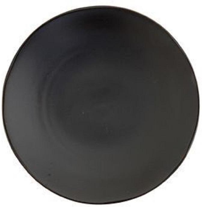 Fortessa - 6.25" Heirloom STN Charcoal B&B Plates, Pack of 4 - STN.8000.6.03