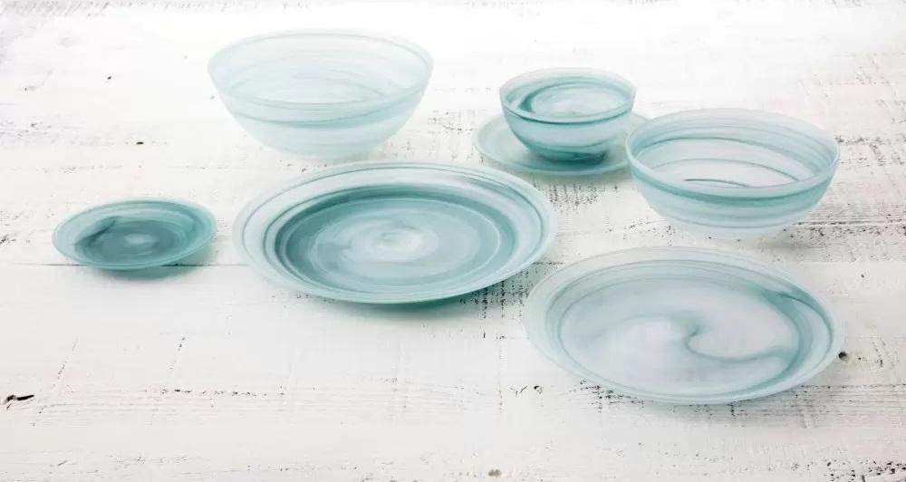 Fortessa - 6.25" La Jolla D&V Sage Green B&B Plates, Pack of 4 - 2600.SAGE.05