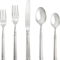 Fortessa - 6.5" Nyssa Stainless Steel Teaspoons, Pack of 12 - 1.5H.138.00.004