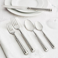 Fortessa - 6.5" Nyssa Stainless Steel Teaspoons, Pack of 12 - 1.5H.138.00.004