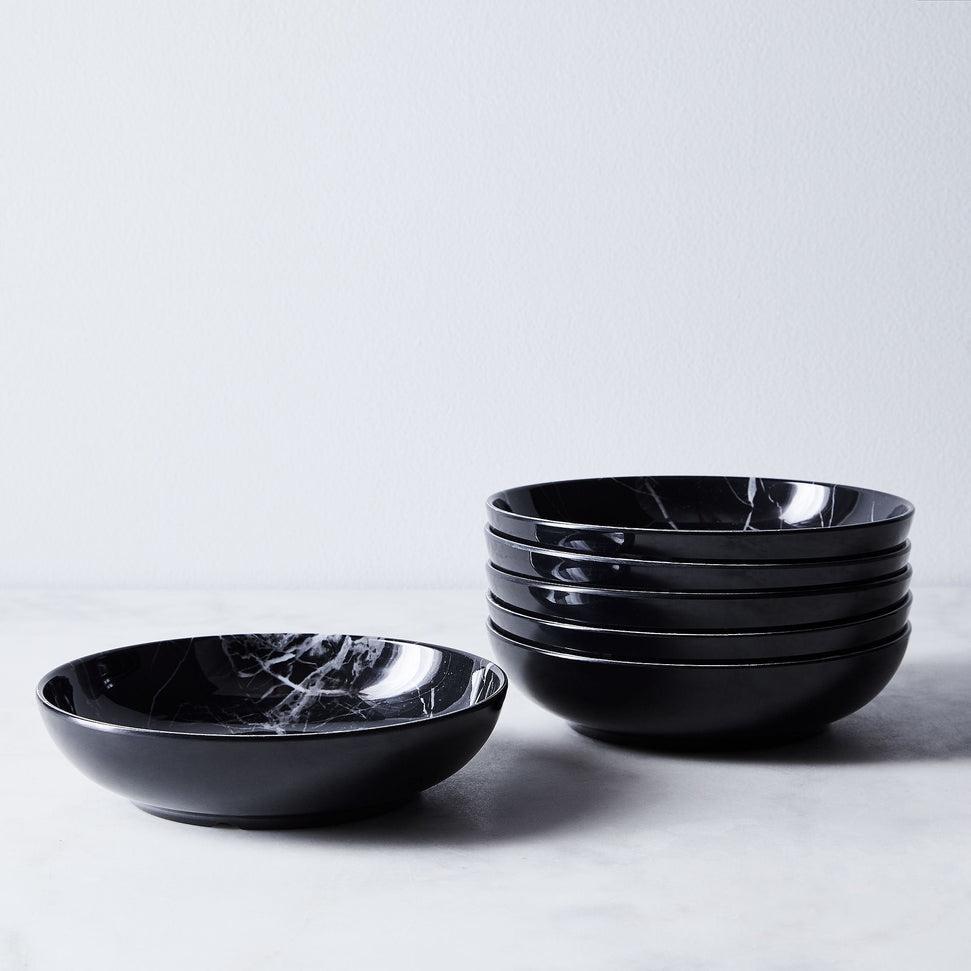 Fortessa - 6.75" Palace Onyx Coupe Round Bowls, Pack of 12 - DV.MD.HH1649BD