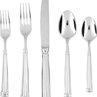 Fortessa - 6.8" Doria Stainless Steel Bouillon Spoons, Pack of 12 - 1.5.131.00.003