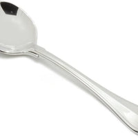 Fortessa - 6.8" San Marco Stainless Steel Bouillon Spoons, Pack of 12 - 1.5.190.00.003