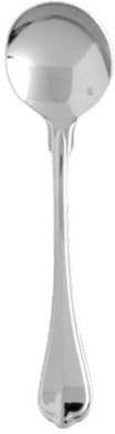 Fortessa - 6.8" San Marco Stainless Steel Bouillon Spoons, Pack of 12 - 1.5.190.00.003