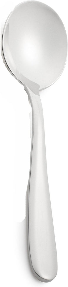 Fortessa - 6.9" Grand City Stainless Steel Bouillon Spoons, Pack of 12 - 1.5.622.00.003