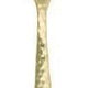 Fortessa - 7" Lucca Faceted Brushed Gold Titan PVD Dessert/Oval Soup Spoons Set of 12 - 1.9B.102.FC.011