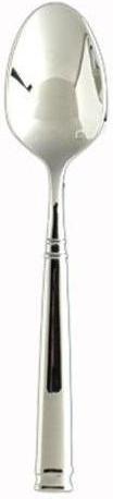 Fortessa - 7.1" Bistro Stainless Steel Dessert/Oval Soup Spoons, Pack of 12 - 1.5.130.00.011