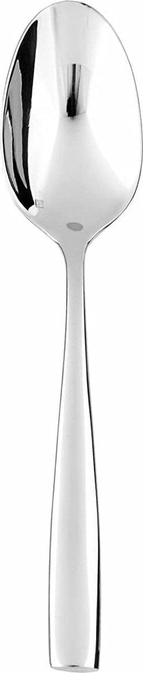 Fortessa - 7.1" Lucca Stainless Steel Dessert/Oval Soup Spoon, Pack of 12 - 1.5.102.00.011