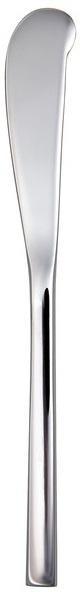 Fortessa - 7.2" Arezzo Stainless Steel Brushed Solid Handle Butter Knives Set of 12 - 1.5B.165.00.053