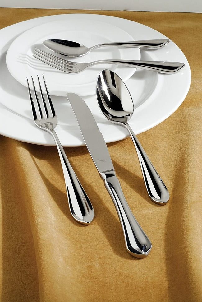 Fortessa - 7.2" Forge Stainless Steel Forge Salad/Dessert Forks, Pack of 12 - 1.5.109.00.012