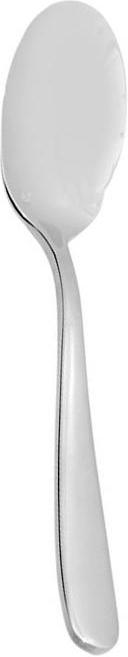 Fortessa - 7.25" Grand City Stainless Steel Gourmet Flat Spoons Set of 12 - 1.5.622.00.067