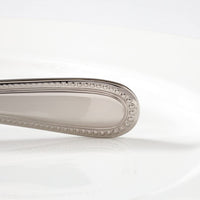 Fortessa - 7.3" Caviar Stainless Steel Dessert/Oval Soup Spoons, Pack of 12 - 1.5.136.00.011