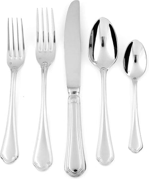 Fortessa - 7.3" Medici Stainless Steel Salad/Dessert Forks Set of 12 - 1.5.110.00.012