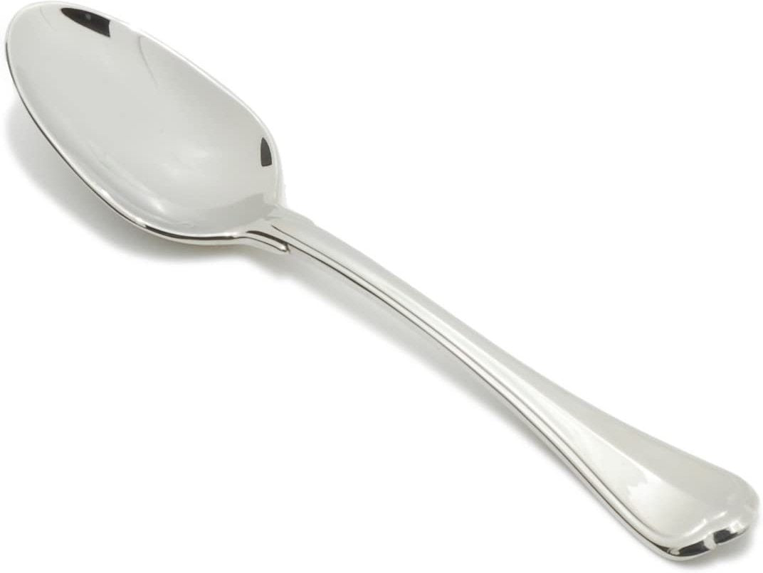 Fortessa - 7.5" San Marco Stainless Steel Dessert/Oval Soup Spoons, Pack of 12 - 1.5.190.00.011