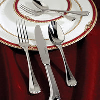 Fortessa - 7.5" San Marco Stainless Steel Dessert/Oval Soup Spoons, Pack of 12 - 1.5.190.00.011