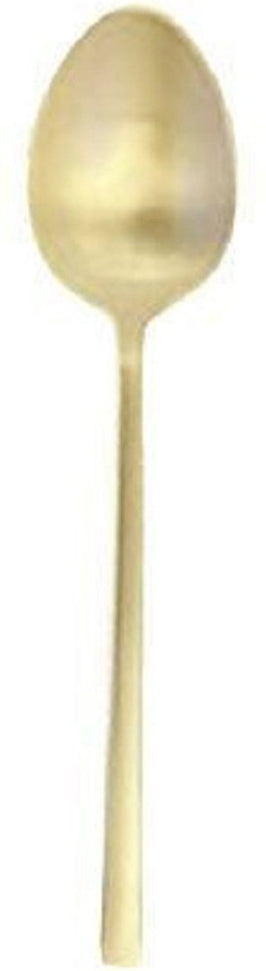 Fortessa - 8" Arezzo Brushed Gold Titan PVD Dessert Spoons, Pack of 12 - 1.9B.165.00.011