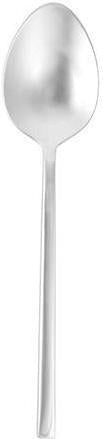 Fortessa - 8" Arezzo Stainless Steel Dessert Spoons, Pack of 12 - 1.5.165.00.011