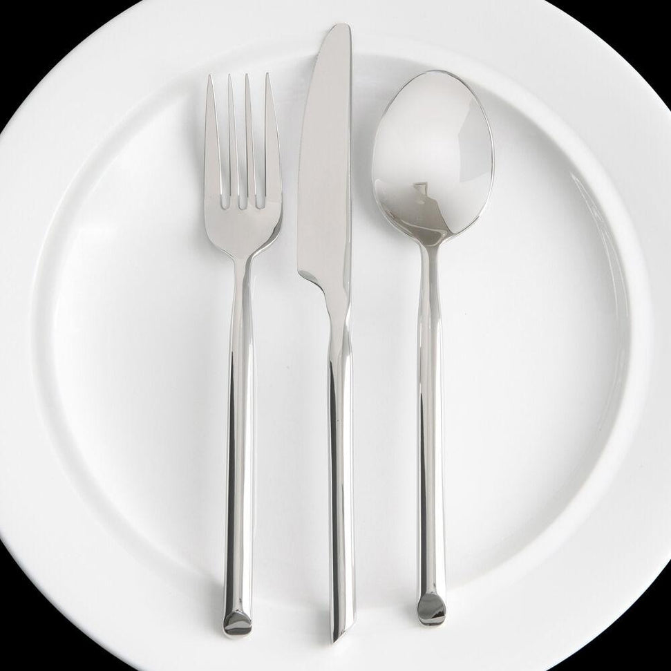 Fortessa - 8" Capri Stainless Steel Table Forks, Pack of 12 - 1.5.164.00.002
