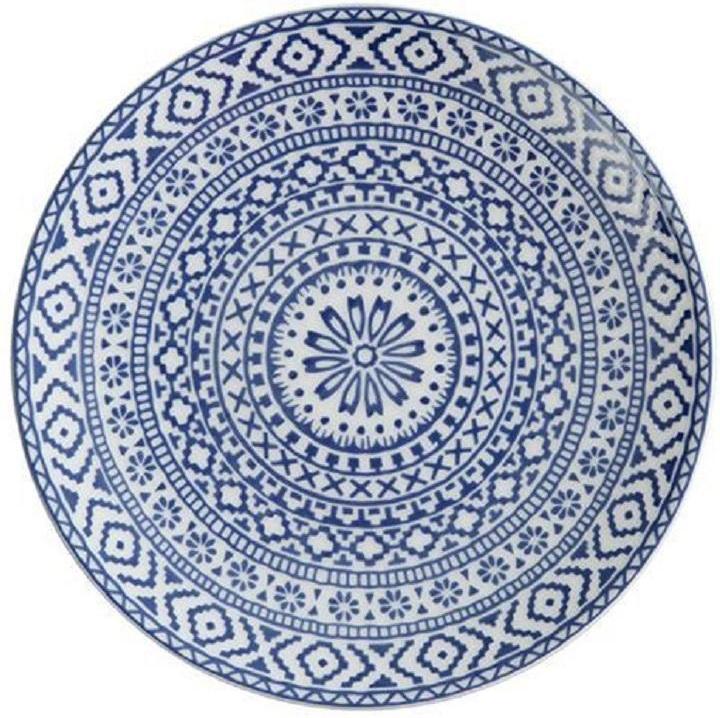 Fortessa - 8" Casablanca TC Blue Coupe Plates, Pack of 4 - TC.5101.DV.02