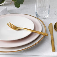 Fortessa - 8" Heirloom STN Linen Salad Plates, Pack of 4 - STN.8000.4.02