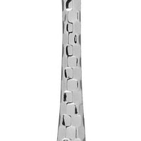 Fortessa - 8" Lucca Faceted Stainless Steel Table Spoons, Pack of 12 - 1.5.102.FC.001